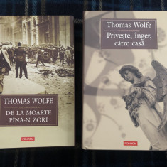 Thomas Wolfe: Priveste, înger, catre casā; De la moarte pânā în zori