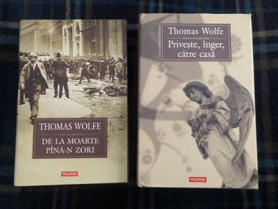 Thomas Wolfe: Priveste, &amp;icirc;nger, catre casā; De la moarte p&amp;acirc;nā &amp;icirc;n zori foto