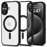 Husa Tech-Protect Magflex Iphone 16 magsafe satin negru