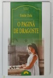 O PAGINA DE DRAGOSTE de EMILE ZOLA , 2008