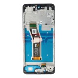 Display LCD + Touchscreen cu Rama Motorola Moto G04 Negru Original Service Pack