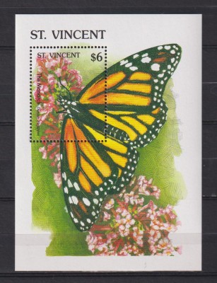 ST. VINCENT MI.BLOCK 84 MNH foto