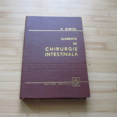 P. SIMICI--ELEMENTE DE CHIRURGIE INTESTINALA - 1976
