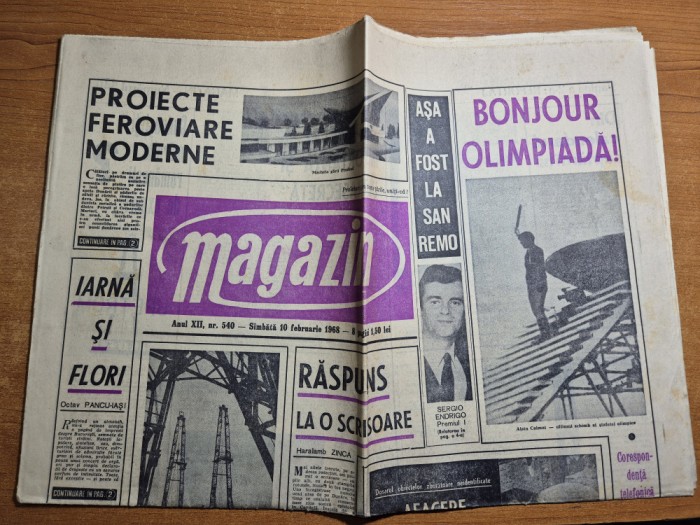 magazin 10 februarie 1968 - olimpiada