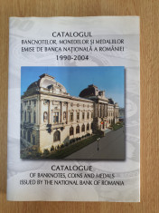 Catalogul Bancnotelor Monedelor Medaliilor emise de BNR 1990-2004 foto