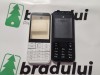 Carcasa Compatibila pentru Nokia 225 neagra , Kit Complet Fara Logo, Aftermarket