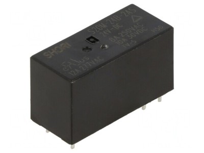 Releu electromagnetic DPDT 12VDC 5A foto