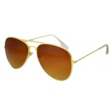 Ochelari de soare Aviator culoare Maro - Gold