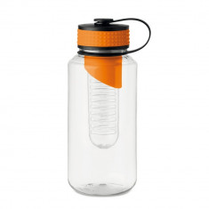 Sticla Tritan de 1000 ml, plastic, Everestus, RA12, portocaliu, saculet de calatorie inclus foto