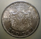 R.218 ROMANIA WWII MIHAI I 500 LEI 1944 XF ARGINT