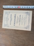 PROGRAMUL FESTIVALULUI DAT IN ONOAREA PRINCIPELUI CAROL , IN SEARA DE 6 NOIEMBRIE 1921...TARNAVA MARE