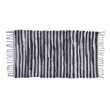 Covor decorativ traditional tesut &quot;Etno&quot;, negru/gri, 50x80 cm