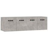Cumpara ieftin Dulapuri de perete 2 buc. gri beton 80x35x36,5cm lemn prelucrat