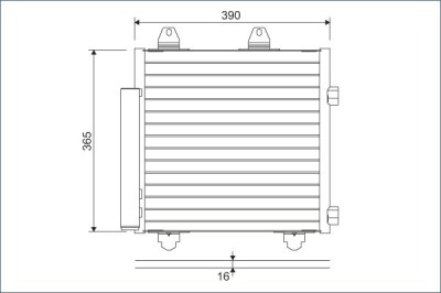VALEO 822577 Condensator, climatizare foto