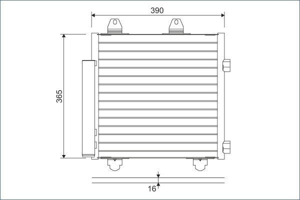 VALEO 822577 Condensator, climatizare