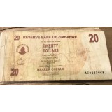 (ORIX) Zinbabwe 20 dolar dollars 2007