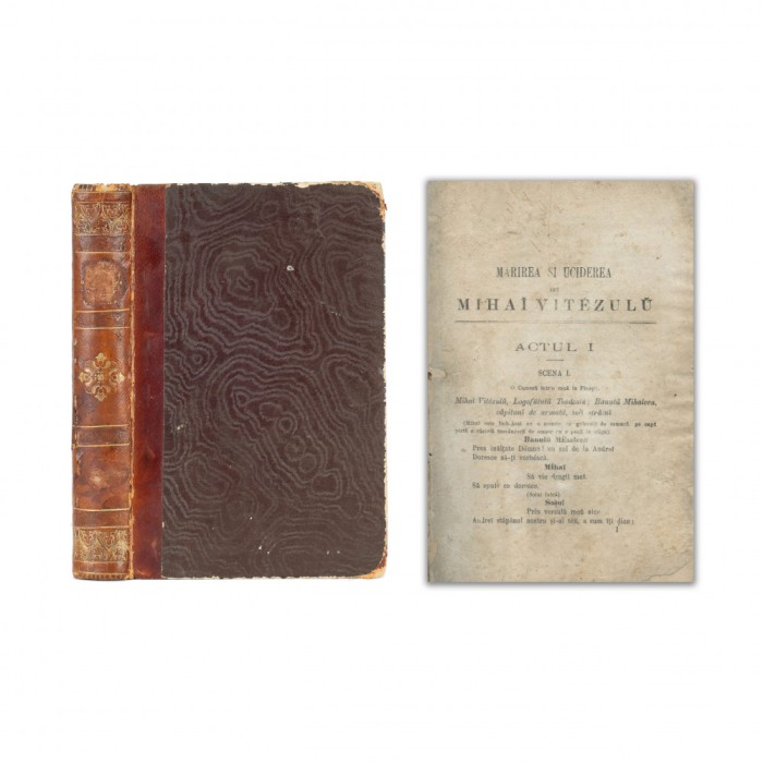 Dimitrie Bolintineanu, Drame istorice, 1868, cu ex-librisul lui Romulus Vuia