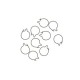 Clips Viermusi Extra Carp Maggot Clips 6 Mm / 10 Buc / Plic