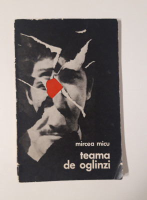 Mircea Micu Teama de oglinzi versuri carte cu autograf foto