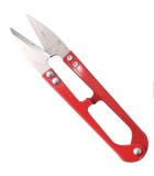 Cumpara ieftin Foarfeca de finisat din otel, 12 cm, rosie , mini taietor multifunctional pentru croitorie, ata si lucrari de precizie