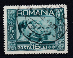 ROMANIA 1932 LP 92 EFIGIA CELOR TREI REGI STAMPILAT foto