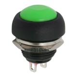 Buton 1 circuit 1A 250V OFF-ON verde fara retinere, Oem