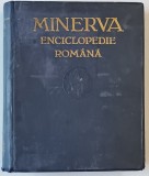 MINERVA , ENCICLOPEDIE ROMANA , 1929 *PREZINTA HARTA ROMANIEI MARI