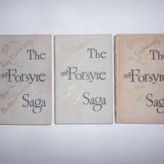 John Galsworthy - The Forsyte Saga 3 volume (1975, editie cartonata)