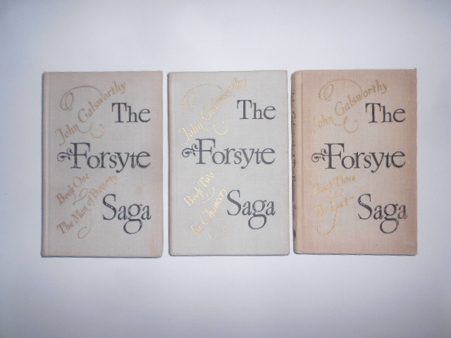 John Galsworthy - The Forsyte Saga 3 volume (1975, editie cartonata)