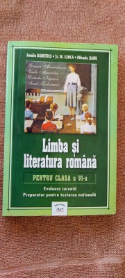LIMBA SI LITERATURA ROMANA CLASA A VI A EVALUARE CURENTA PREPARATOR JIANU foto