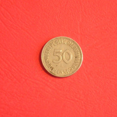 M3 C50 - Moneda foarte veche - Germania - 50 pfennig - 1950 litera J