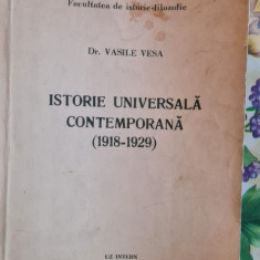 Vasile Vesa Istorie Universala Contemporana (1918-1929)