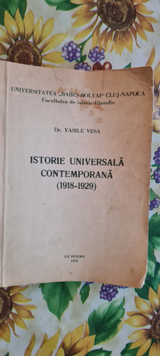 Vasile Vesa Istorie Universala Contemporana (1918-1929)