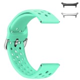 Curea din silicon compatibila cu Samsung Galaxy Watch Ultra2, Telescoape QR, 22mm, Mint Green