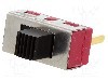 Intrerupator glisant, 2 pozitii, SPDT, ON-ON, C&amp;K - 1101M2S3CGE2
