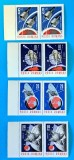 TIMBRE ROMANIA LP632/1966 COSMONAUTICA I -Serie &icirc;n pereche -MNH