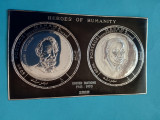 MANAMA, LINCOLN/LUTHER KING - MNH SILVER, Nestampilat