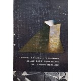 C. Ciocardia - Aliaje dure sinterizate din carburi metalice (Editia: 1985)