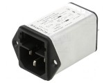 Conector alimentare AC soclu tată 10A 250VAC IEC 60320