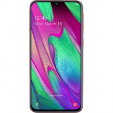 Telefon mobil Samsung Galaxy A40, Dual SIM, 64GB, 4G, Coral foto