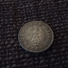 Germania Nazistă 5 reichspfennig 1941D (Munchen)