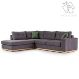 Cumpara ieftin Coltar Dreapta Boston Gri Inchis - Natural 280x225x95 cm