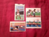 Serie 1 val. SUA 1979 + Serie mica 3 valori - Olimpiada Moscova - Sport, Nestampilat