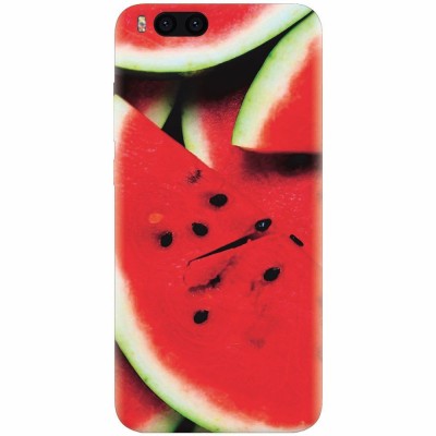 Husa silicon pentru Xiaomi Mi 6, S Of Watermelon Slice foto