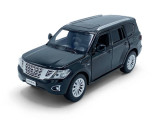 Macheta auto Nissan Patrol Y62 2017 black, lumini, sunet, directie activa, 1:32, Tayumo