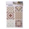 Autocolant de Perete Model Gresie Bej Maro 24.5x35cm 1 Fila