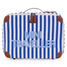 Valiza pentru copii Childhome Mini Traveller Albastru Alb