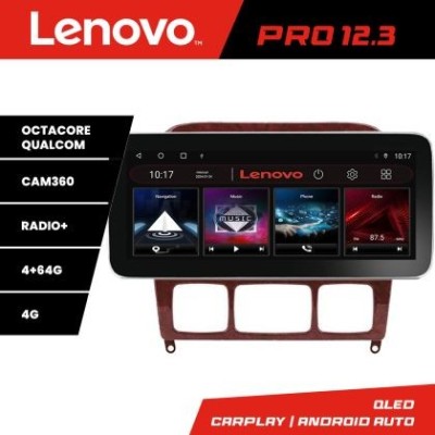 Navigatie Mercedes Clasa S 1998-2005 K-220 Lenovo PRO 4+64 12.3 inch qled android 4G DSP gps internet CarStore Technology foto