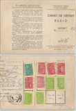 Romania, Carnet de abonat radio, Bucuresti, 1974