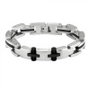 Bratara Barbati Otel Inoxidabil Argintiu 316L Cross 23cm A4S1899